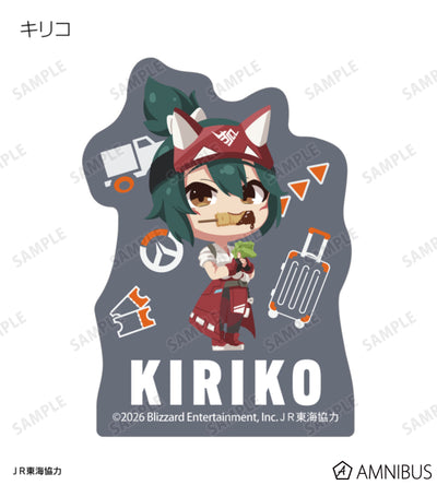 Overwatch 2 Osaka Ver. Chibi Trading Mini Die-Cut Stickers Complete Set Of 15 Types - official product view 5