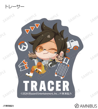 Overwatch 2 Osaka Ver. Chibi Trading Mini Die-Cut Stickers Complete Set Of 15 Types - official product view 9