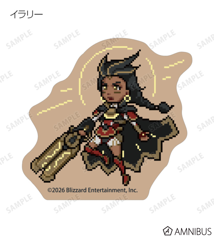Overwatch 2 Pixel Art Mini Die-Cut Stickers Ver. A Complete Set Of 17 Types - official product view 4