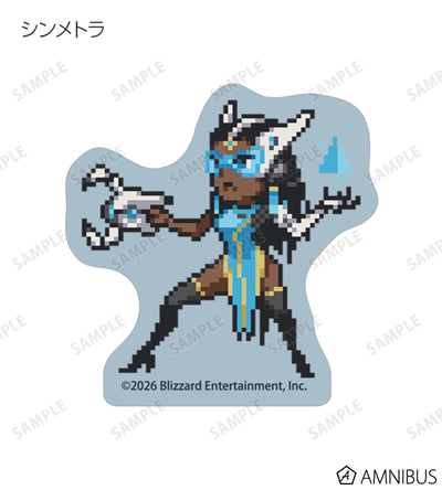 Overwatch 2 Pixel Art Mini Die-Cut Stickers Ver. A Complete Set Of 17 Types - official product view 6