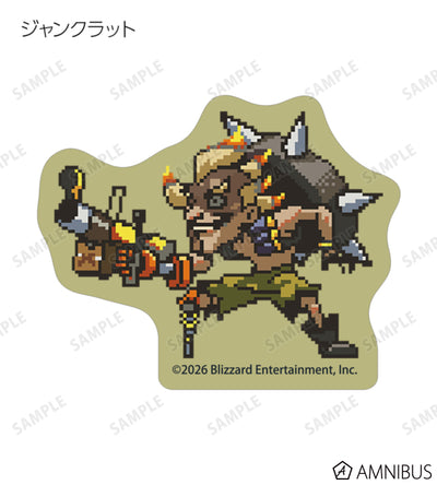 Overwatch 2 Pixel Art Mini Die-Cut Stickers Ver. A Complete Set Of 17 Types - official product view 7