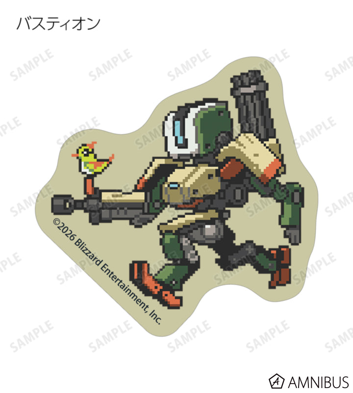 Overwatch 2 Pixel Art Mini Die-Cut Stickers Ver. A Complete Set Of 17 Types - official product view 9