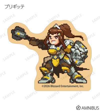 Overwatch 2 Pixel Art Mini Die-Cut Stickers Ver. A Complete Set Of 17 Types - official product view 10