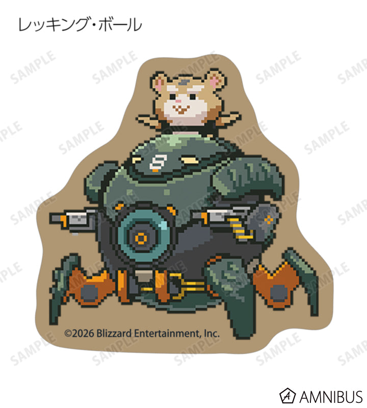 Overwatch 2 Pixel Art Mini Die-Cut Stickers Ver. A Complete Set Of 17 Types - official product view 13