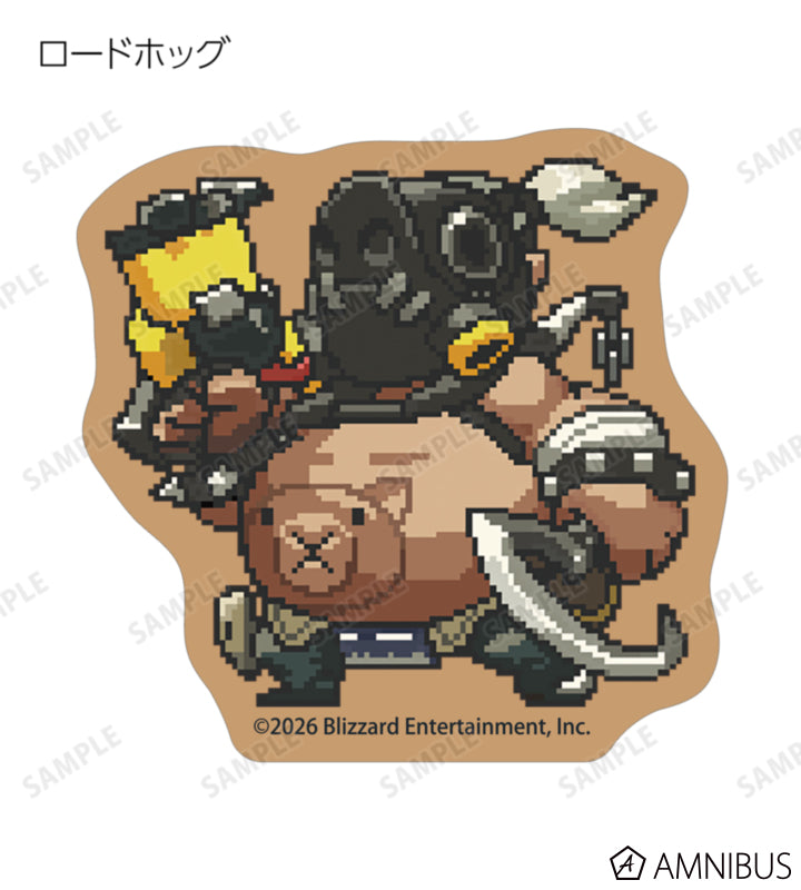 Overwatch 2 Pixel Art Mini Die-Cut Stickers Ver. A Complete Set Of 17 Types - official product view 14