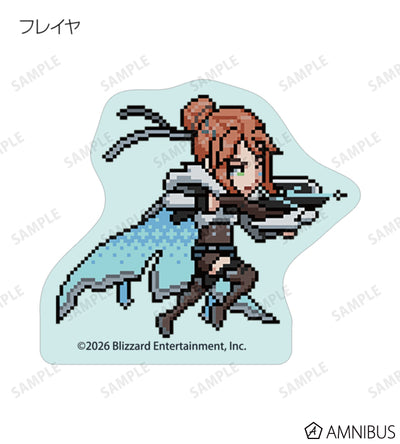 Overwatch 2 Pixel Art Mini Die-Cut Stickers Ver. A Complete Set Of 17 Types - official product view 16