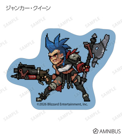 Overwatch 2 Pixel Art Mini Die-Cut Stickers Ver. B Complete Set Of 17 Types - official product view 6
