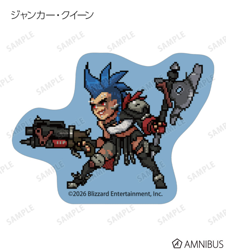 Overwatch 2 Pixel Art Mini Die-Cut Stickers Ver. B Complete Set Of 17 Types - official product view 6