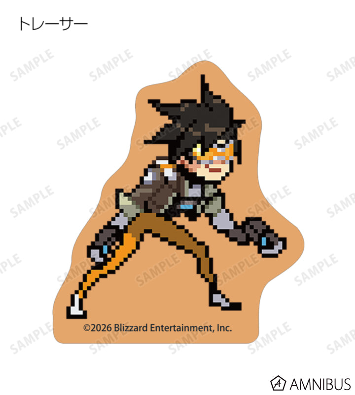 Overwatch 2 Pixel Art Mini Die-Cut Stickers Ver. B Complete Set Of 17 Types - official product view 9