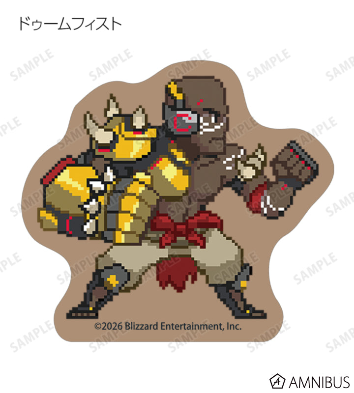 Overwatch 2 Pixel Art Mini Die-Cut Stickers Ver. B Complete Set Of 17 Types - official product view 10