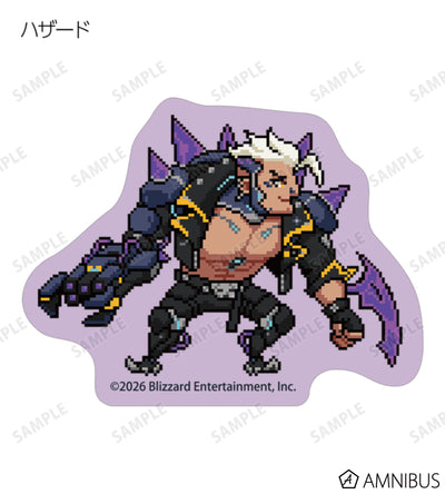 Overwatch 2 Pixel Art Mini Die-Cut Stickers Ver. B Complete Set Of 17 Types - official product view 15
