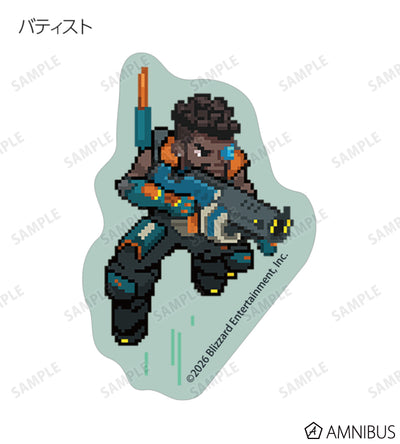 Overwatch 2 Pixel Art Mini Die-Cut Stickers Ver. C Complete Set Of 16 Types - official product view 11