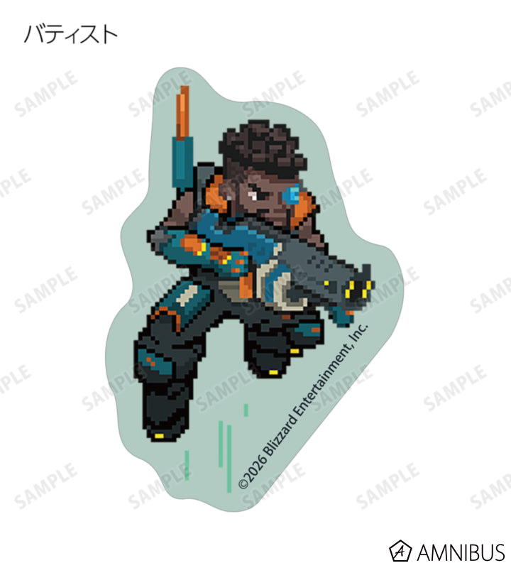 Overwatch 2 Pixel Art Mini Die-Cut Stickers Ver. C Complete Set Of 16 Types - official product view 11