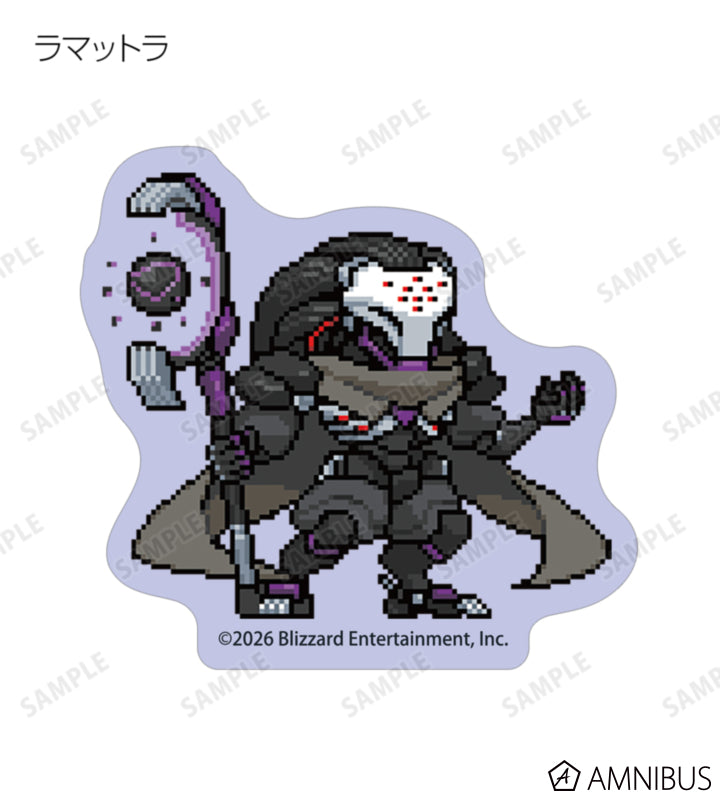 Overwatch 2 Pixel Art Mini Die-Cut Stickers Ver. C Complete Set Of 16 Types - official product view 14