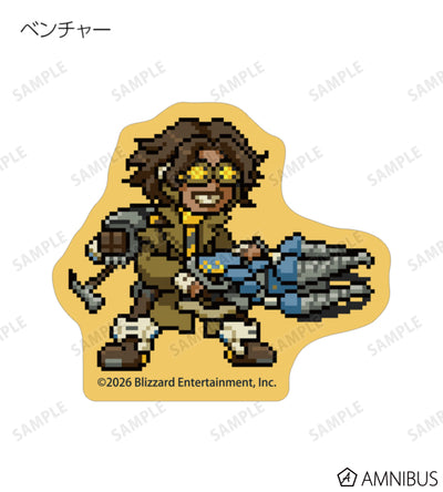 Overwatch 2 Pixel Art Mini Die-Cut Stickers Ver. C Complete Set Of 16 Types - official product view 15