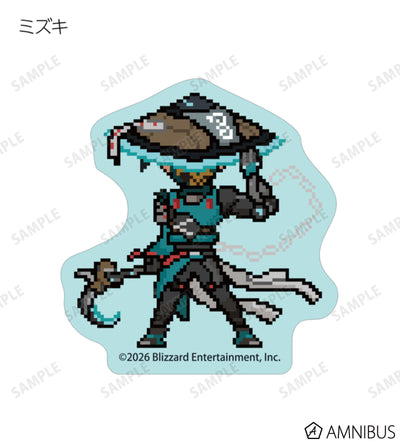 Overwatch 2 Pixel Art Mini Die-Cut Stickers Ver. C Complete Set Of 16 Types - official product view 17
