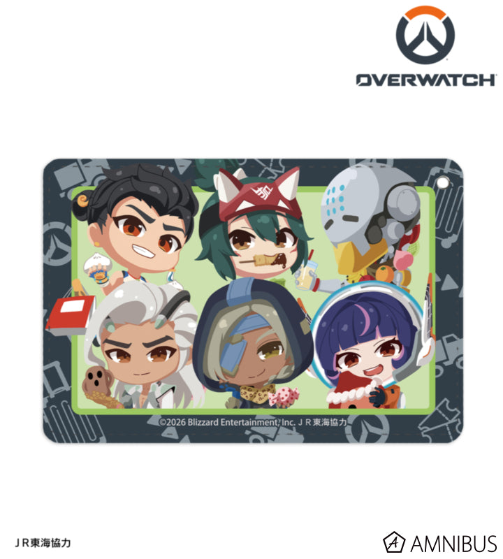 Overwatch 2 Support Heroes Chibi Osaka Ver. Single-Pocket Pass Case - official product view 1