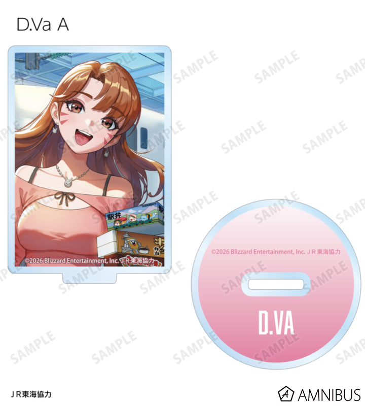 Overwatch 2 Travel Ver. Trading Acrylic Stands Complete Set Of 15 Types - official product view 3