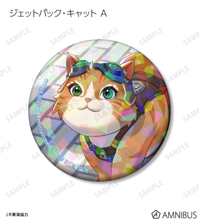 Overwatch 2 Travel Ver. Trading Holographic Can Badges Complete Set Of 15 Types - official product view 2