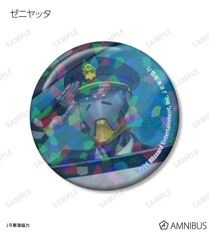 Overwatch 2 Travel Ver. Trading Holographic Can Badges Complete Set Of 15 Types - official product view 6