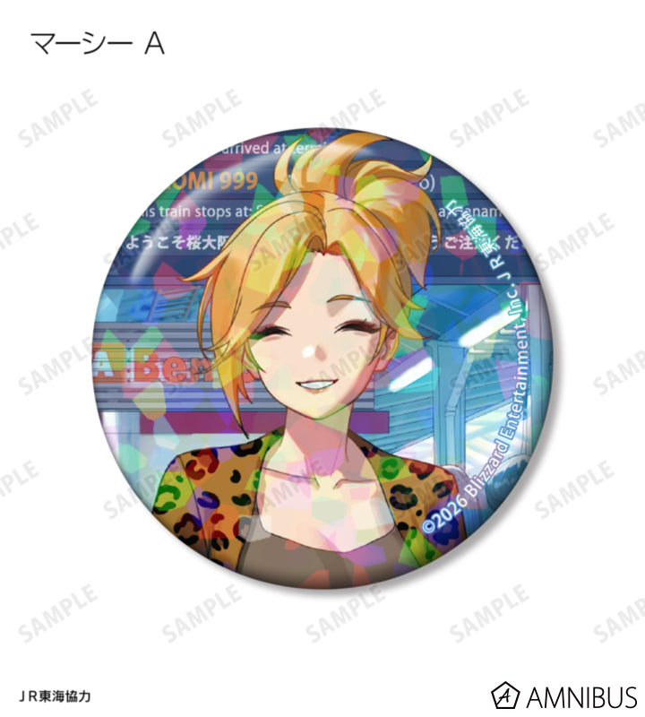 Overwatch 2 Travel Ver. Trading Holographic Can Badges Complete Set Of 15 Types - official product view 8