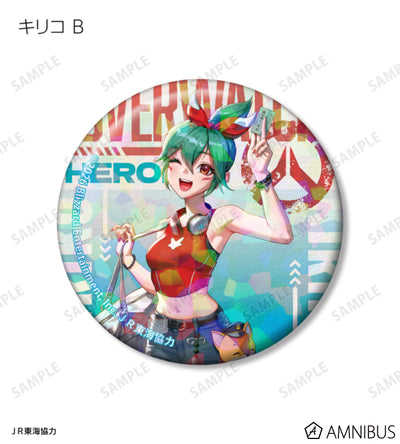 Overwatch 2 Travel Ver. Trading Holographic Can Badges Complete Set Of 15 Types - official product view 12