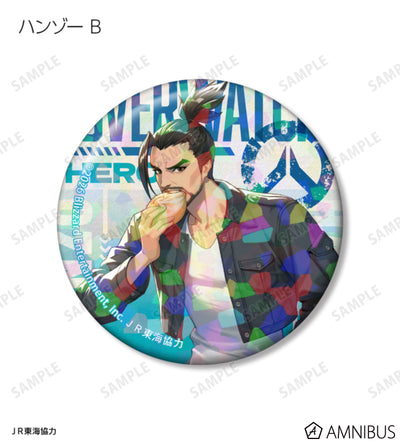 Overwatch 2 Travel Ver. Trading Holographic Can Badges Complete Set Of 15 Types - official product view 14