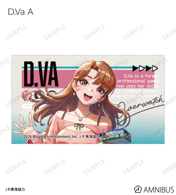 Overwatch 2 Travel Ver. Trading Illustrated Cards Complete Set Of 14 Types - official product view 3