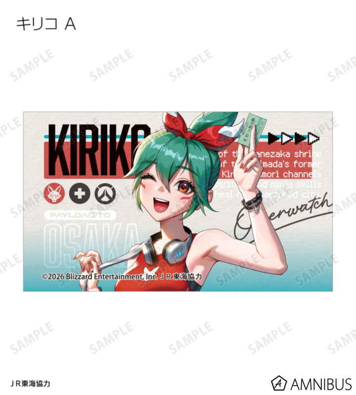 Overwatch 2 Travel Ver. Trading Illustrated Cards Complete Set Of 14 Types - official product view 4