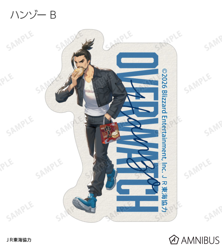 Overwatch 2 Travel Ver. Trading Mini Die-Cut Stickers Complete Set Of 15 Types - official product view 14