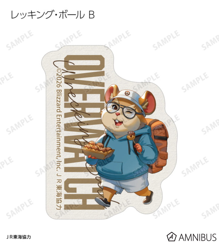 Overwatch 2 Travel Ver. Trading Mini Die-Cut Stickers Complete Set Of 15 Types - official product view 16