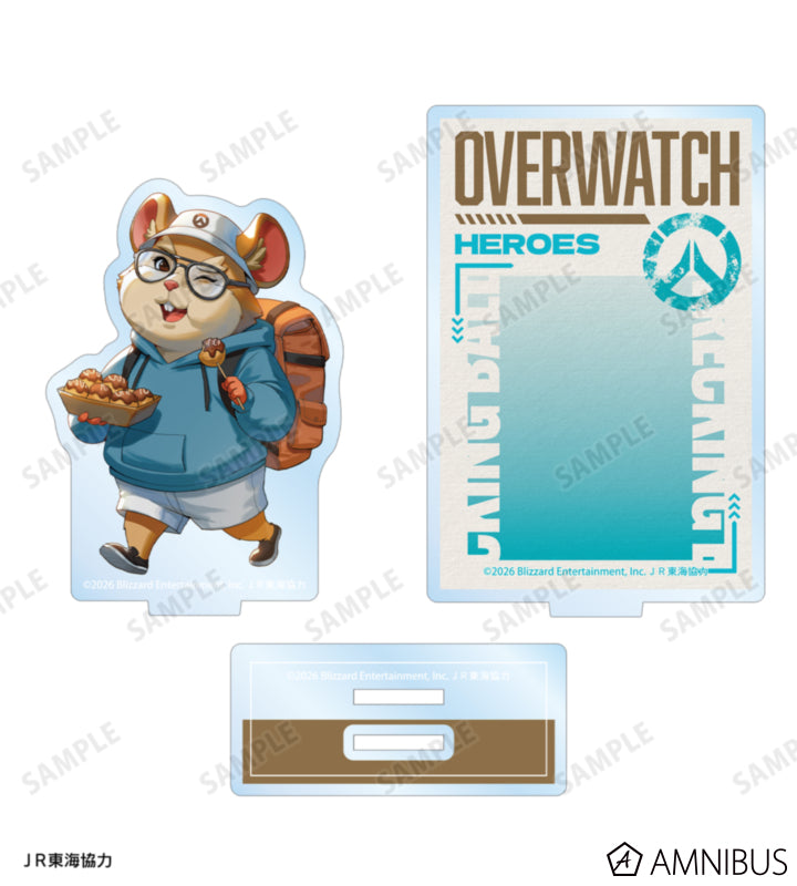 Overwatch 2 Wrecking Ball Travel Ver. BIG Acrylic Stand - official product view 2