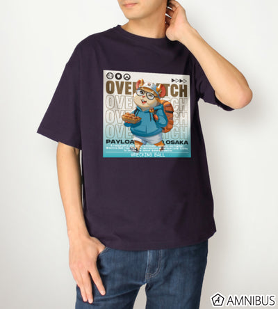 Overwatch 2 Wrecking Ball Travel Ver. BIG Silhouette T-Shirt - official product view 3