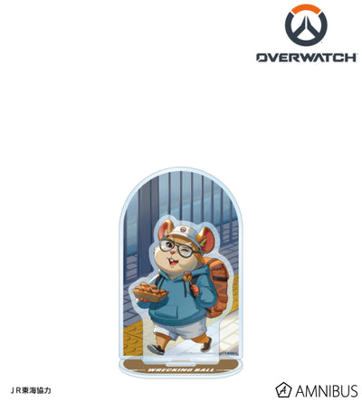Overwatch 2 Wrecking Ball Travel Ver. Extra-Large Acrylic Stand - official product view 1