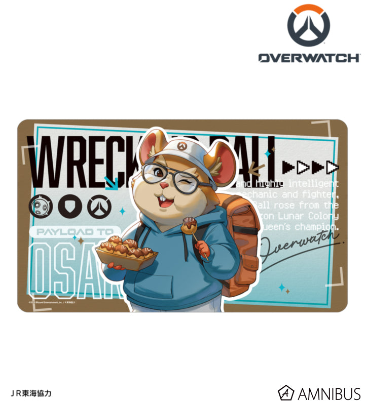 Overwatch 2 Wrecking Ball Travel Ver. Multi Desk Mat - official product view 1