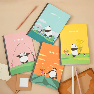 Panda! Go Panda! - A5 Ruled Notebooks (4 Types) - On the Way Home - official view 6