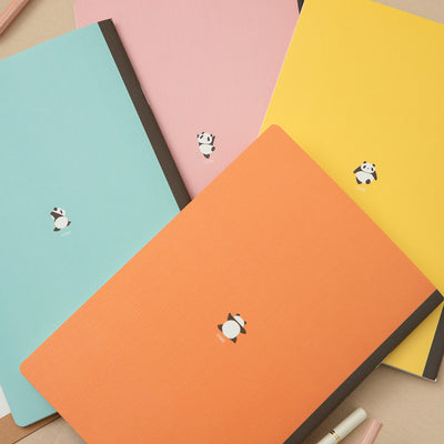 Panda! Go Panda! - A5 Ruled Notebooks (4 Types) - On the Way Home - official view 7