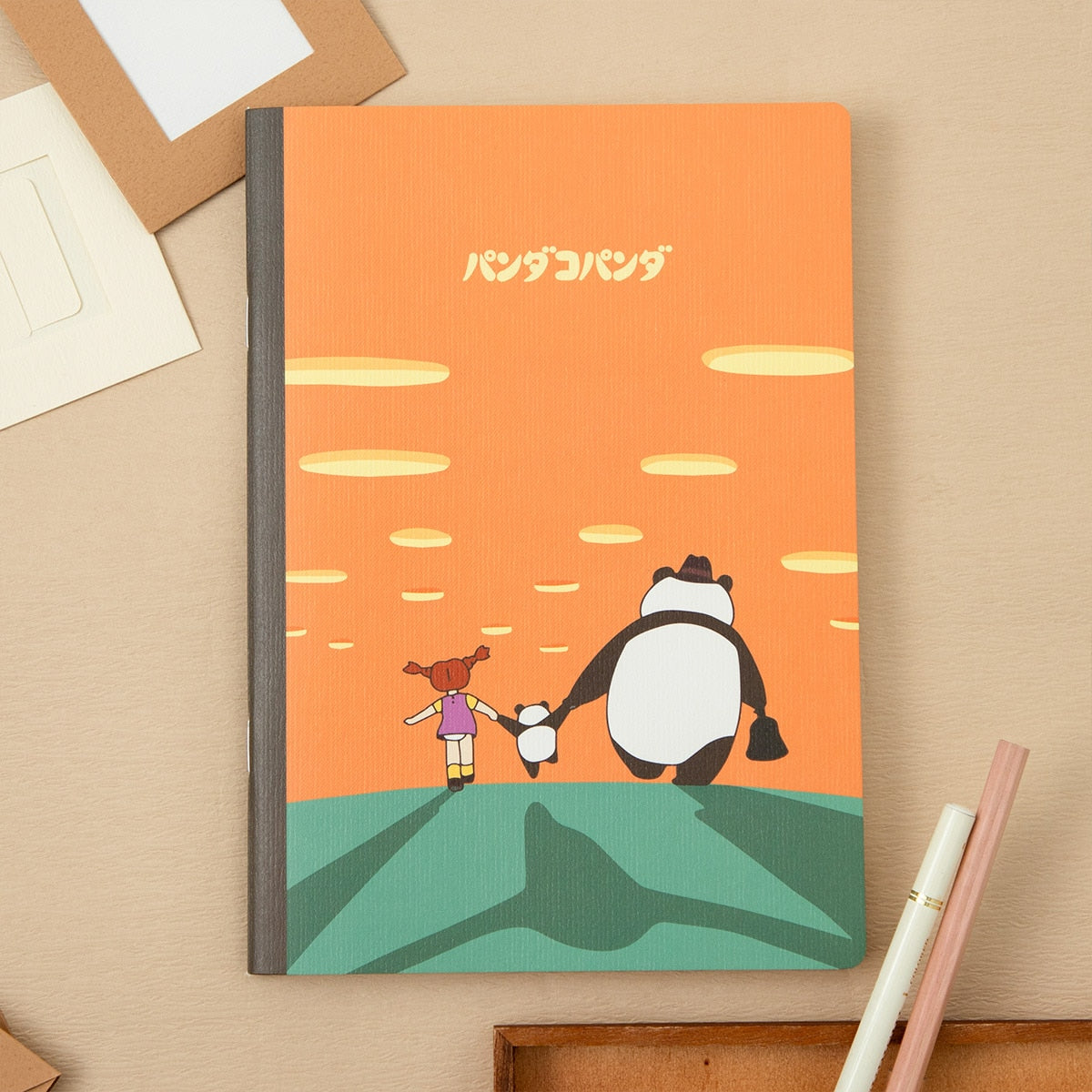 Panda! Go Panda! - A5 Ruled Notebooks (4 Types) - Evening - official view 9