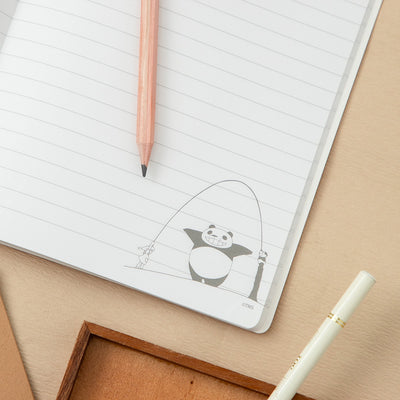 Panda! Go Panda! - A5 Ruled Notebooks (4 Types) - Jump Rope - official view 15