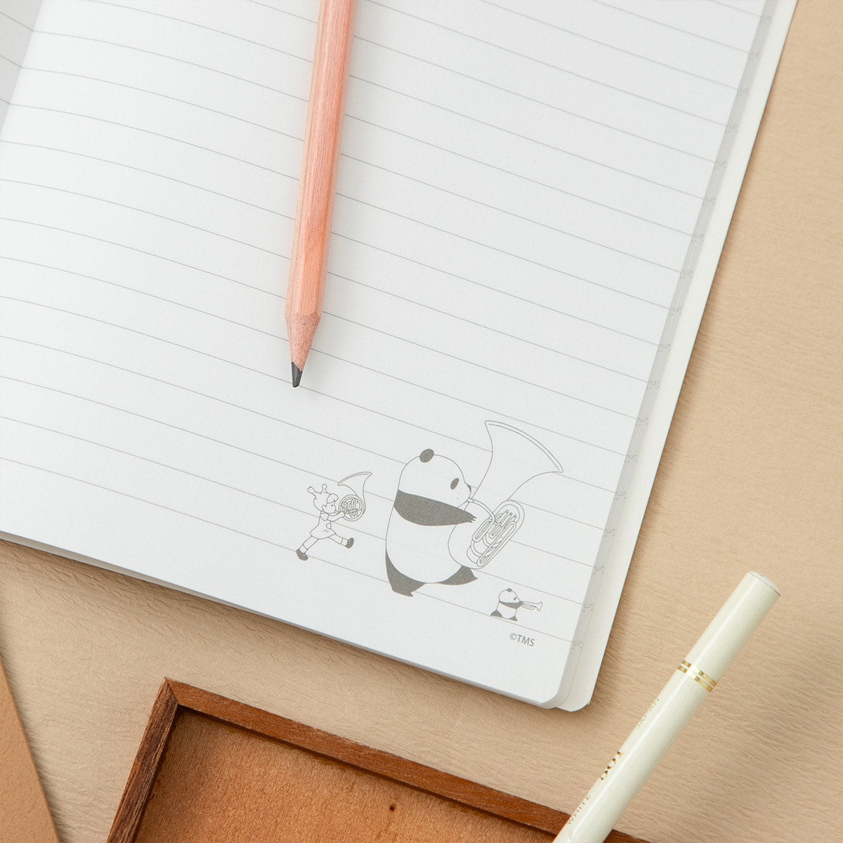 Panda! Go Panda! - A5 Ruled Notebooks (4 Types) - Band - official view 20