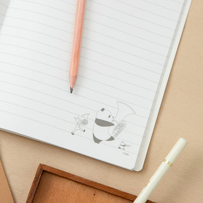 Panda! Go Panda! - A5 Ruled Notebooks (4 Types) - Band - official view 20