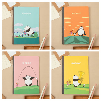 Panda! Go Panda! - A5 Ruled Notebooks (4 Types) - Complete Set with all listed models