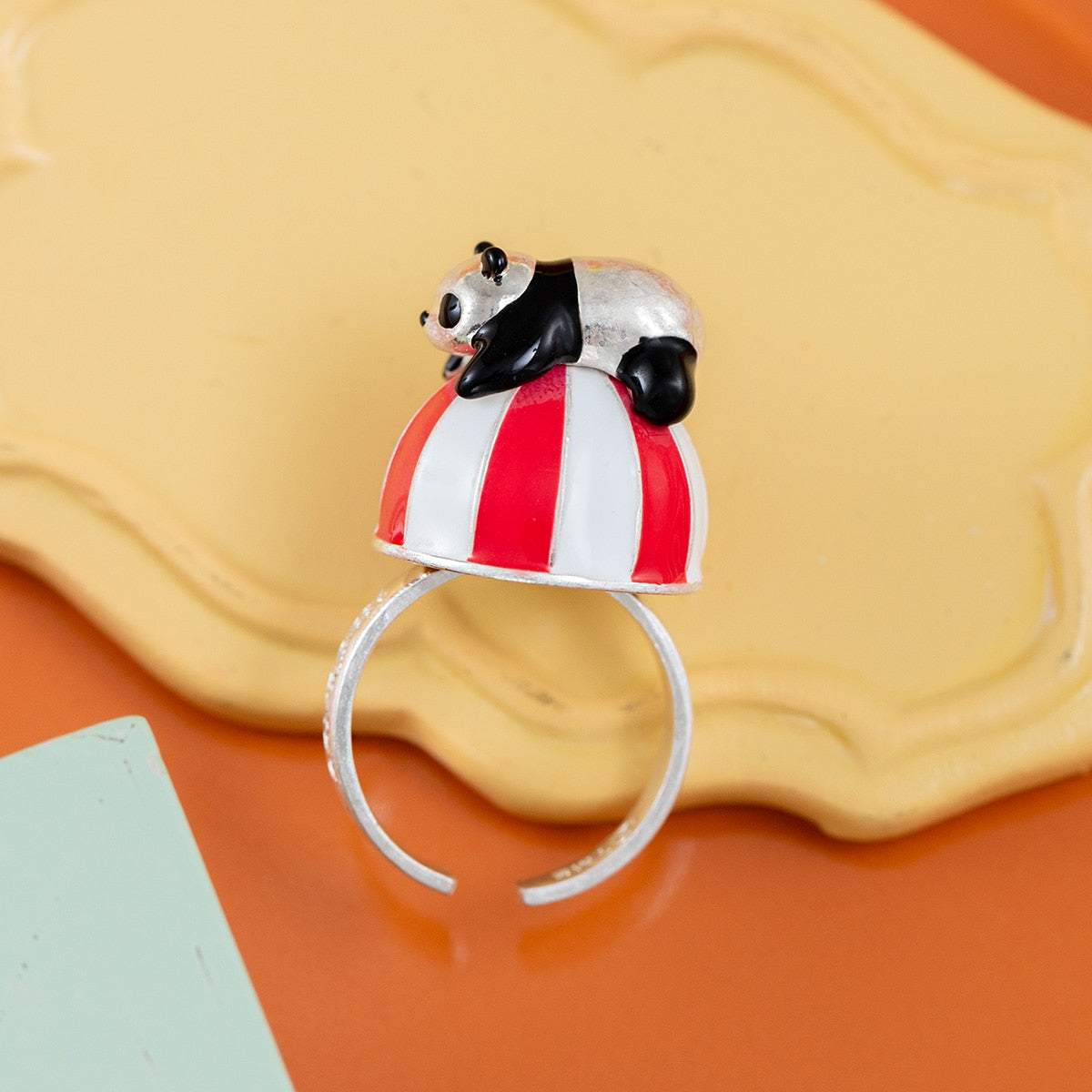Panda! Go Panda! Ball-Balancing Panny Adjustable Ring - official view 3