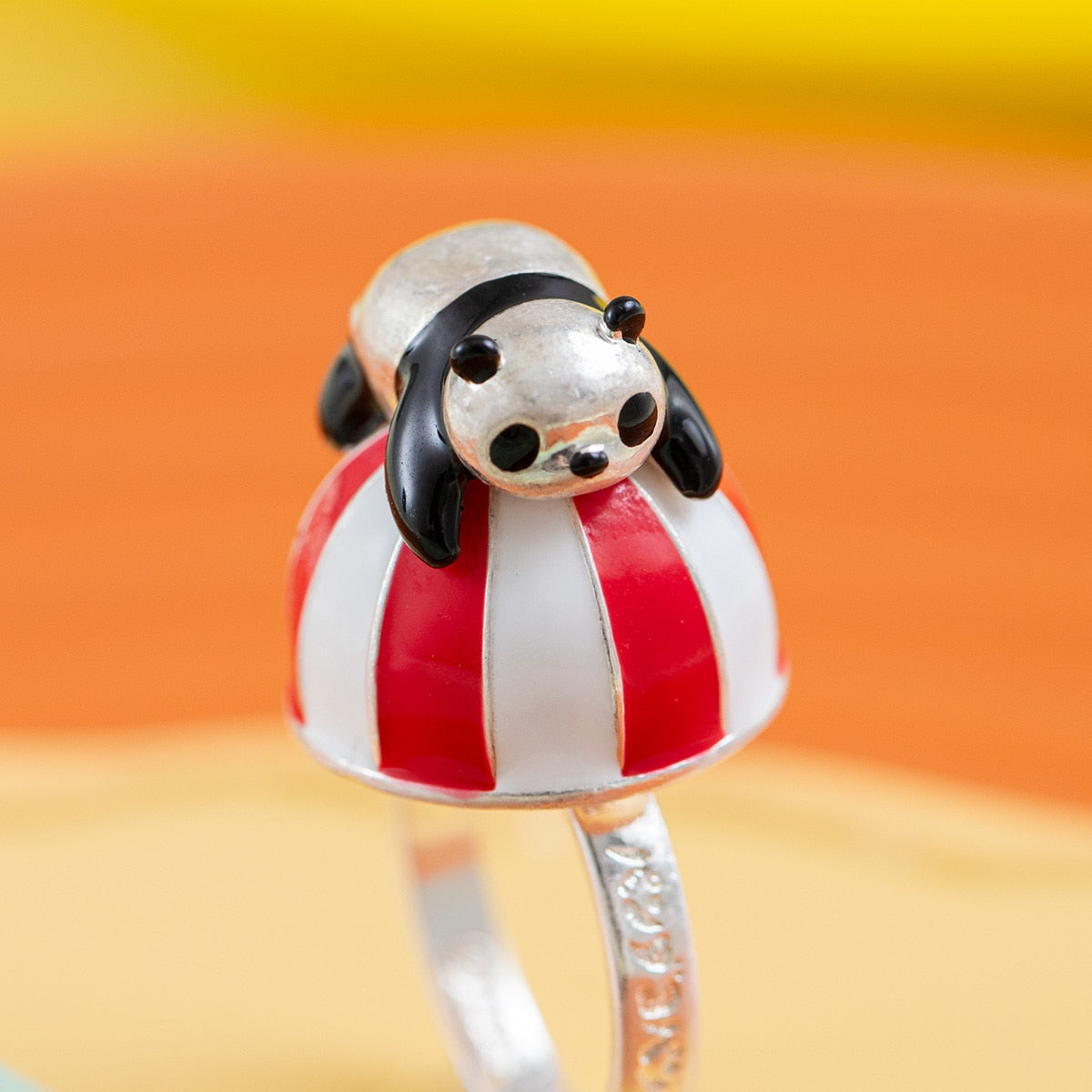 Panda! Go Panda! Ball-Balancing Panny Adjustable Ring - official view 4