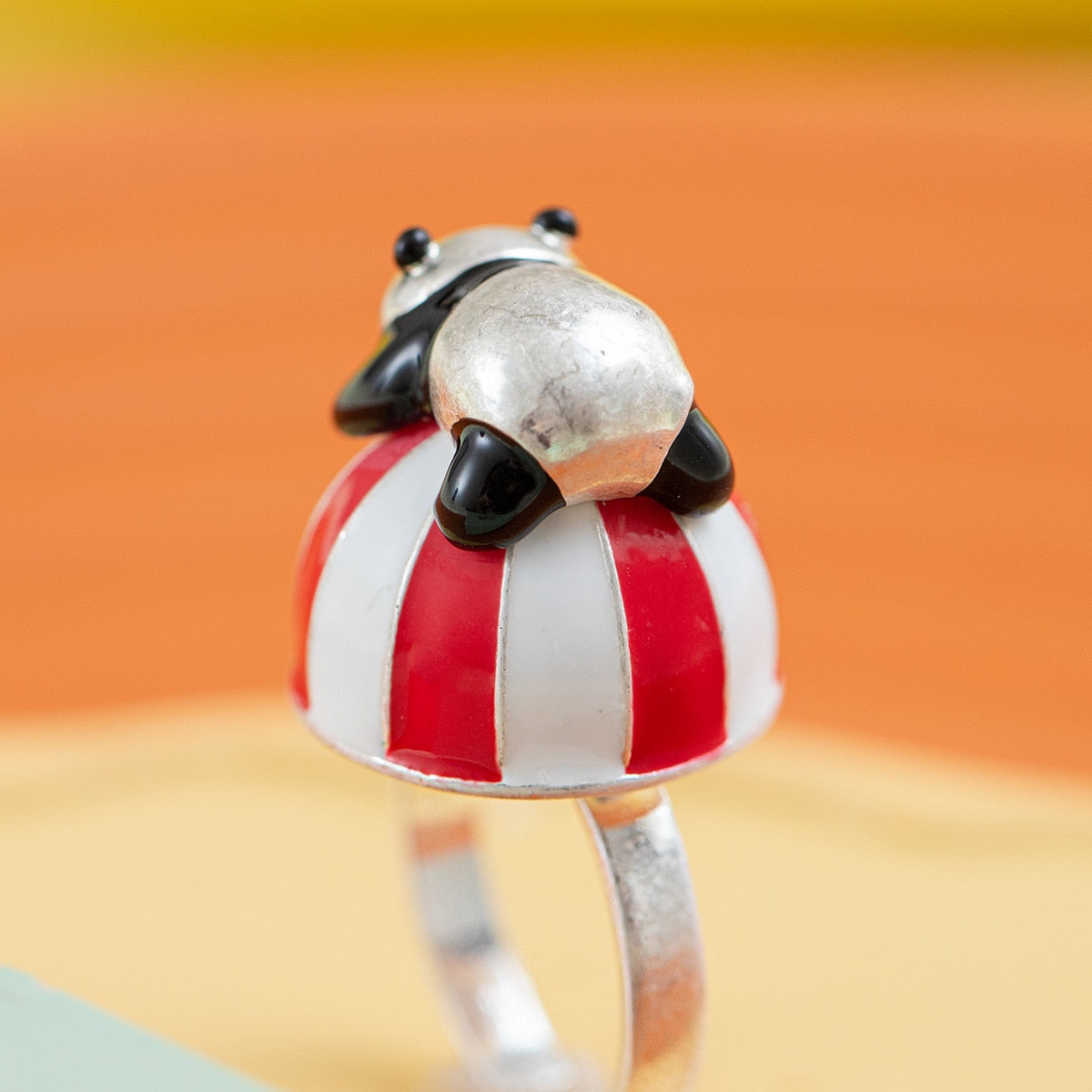 Panda! Go Panda! Ball-Balancing Panny Adjustable Ring - official view 5