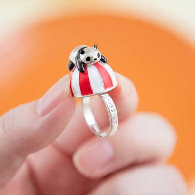 Panda! Go Panda! Ball-Balancing Panny Adjustable Ring - official view 6