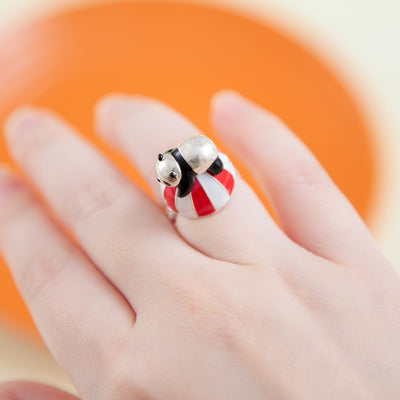 Panda! Go Panda! Ball-Balancing Panny Adjustable Ring - official view 7
