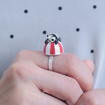 Panda! Go Panda! Ball-Balancing Panny Adjustable Ring - official view 9