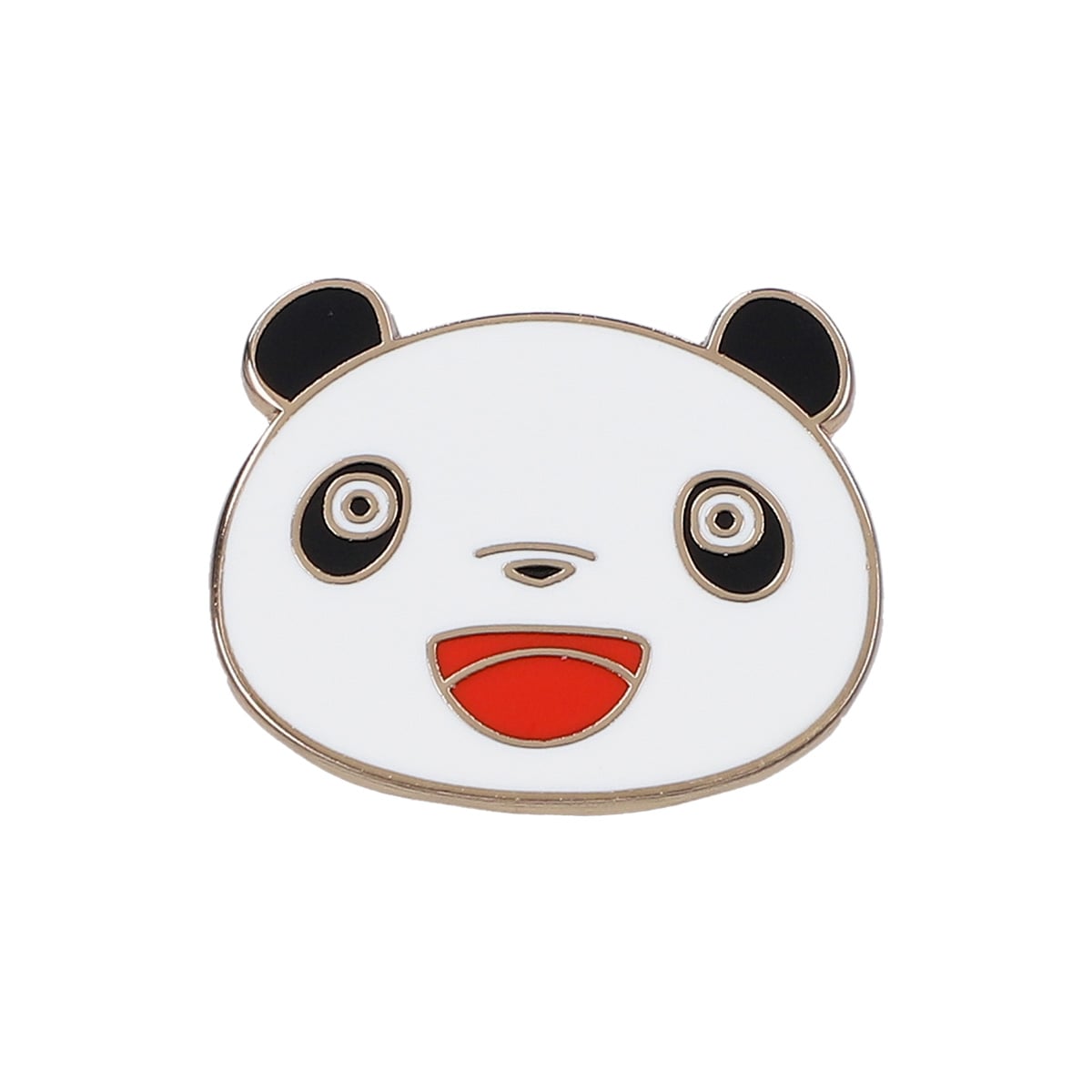 Panda! Go Panda! - Character Pins (3 Types) - Panny Smile - official view 2