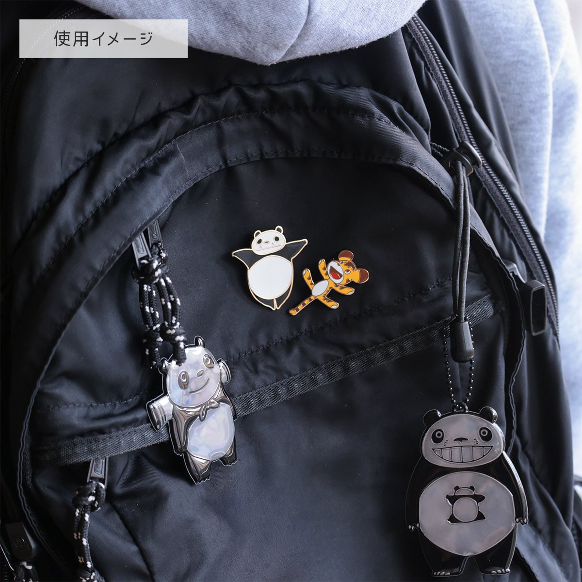 Panda! Go Panda! - Character Pins (3 Types) - Jump Rope Papanda - official view 15